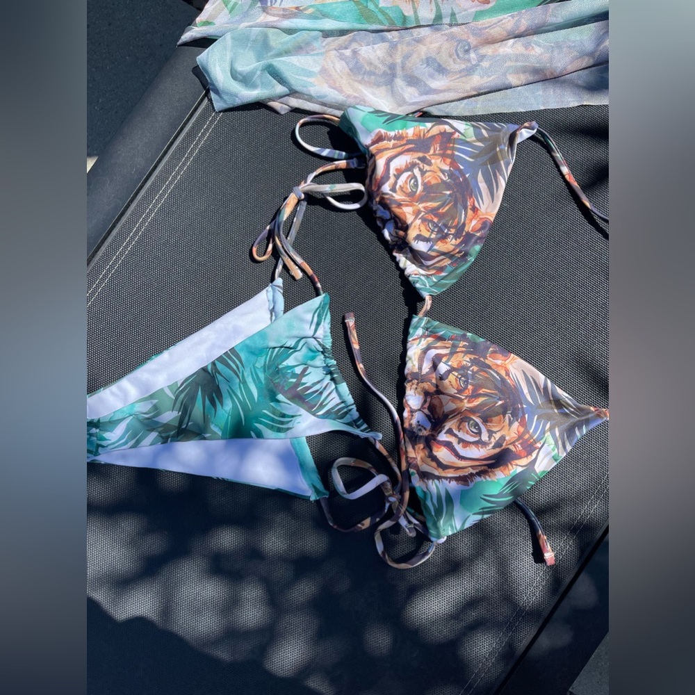 Bikini and matching coverup set